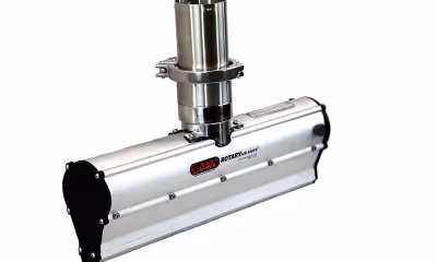 Sonic Rotary Air Knife for industrial drying and blow-off