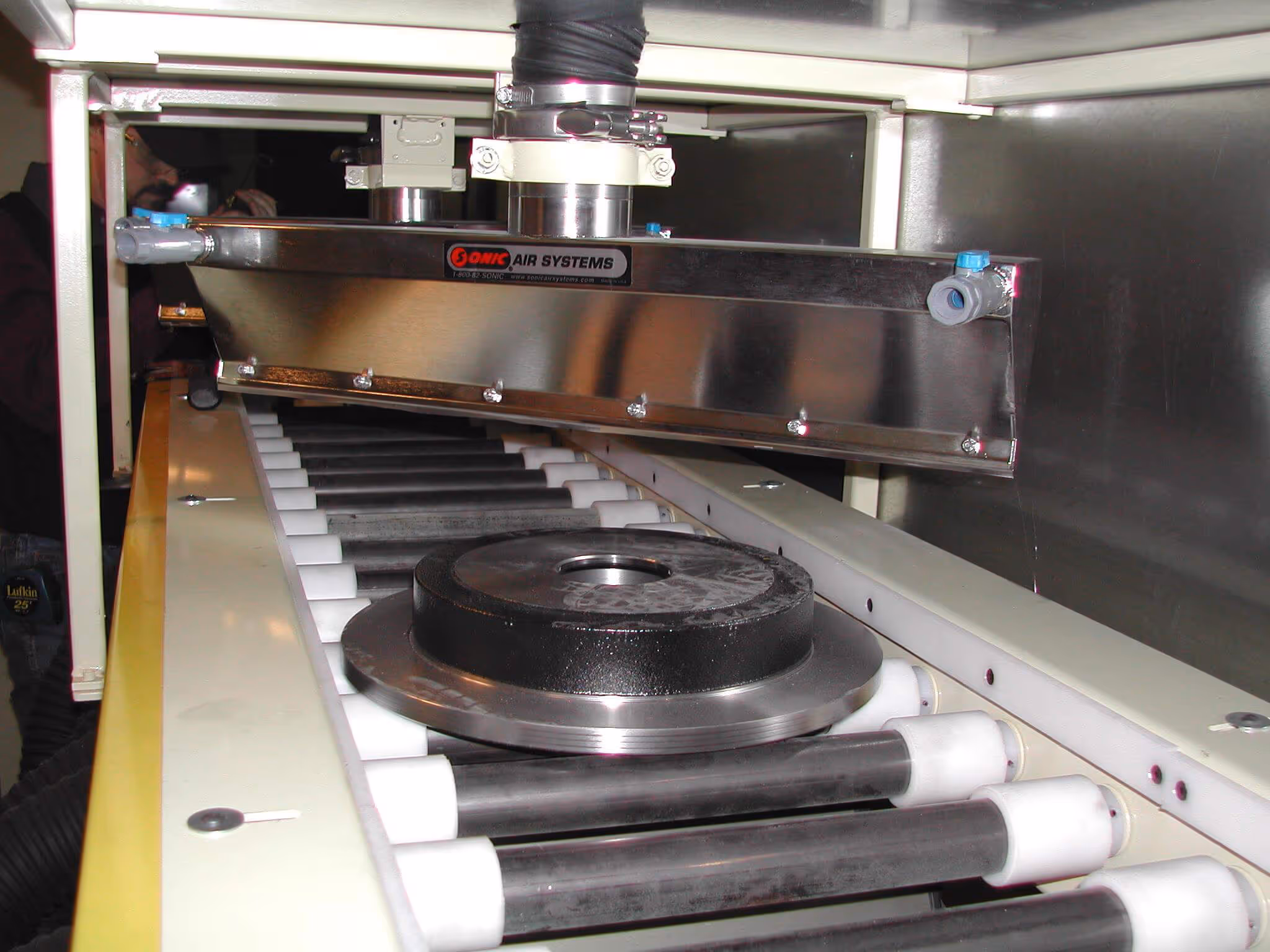 Sonic Cool Air Knife System for industrial parts cooling and drying