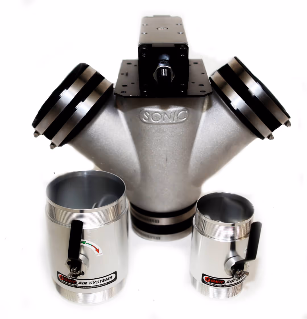 Sonic Air Systems industrial butterfly and air diverter valves