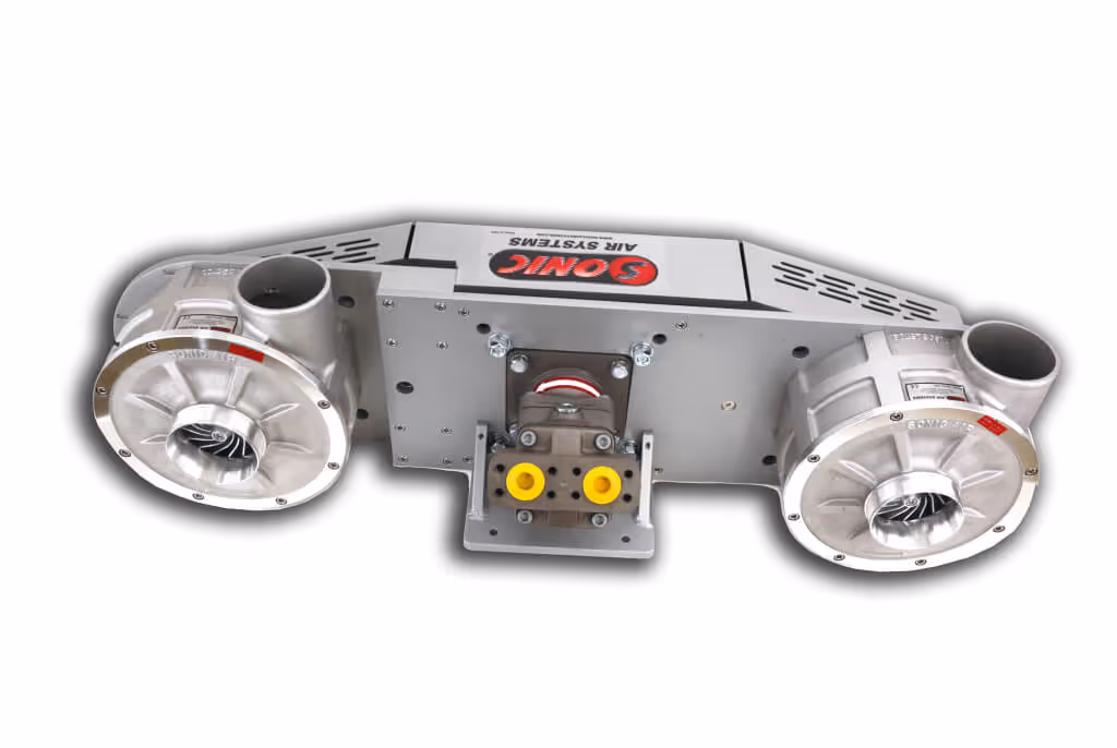 Sonic Air Systems dual hydraulic driven centrifugal blowers
