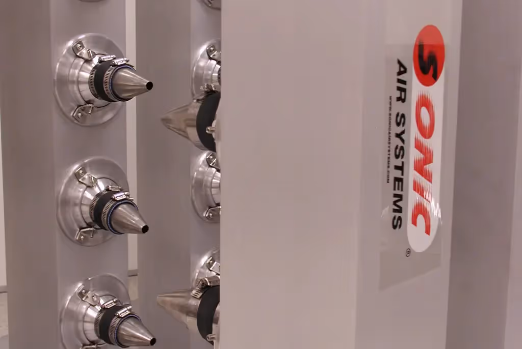 Sonic Multi-Nozzle Manifold for industrial drying and blow-off