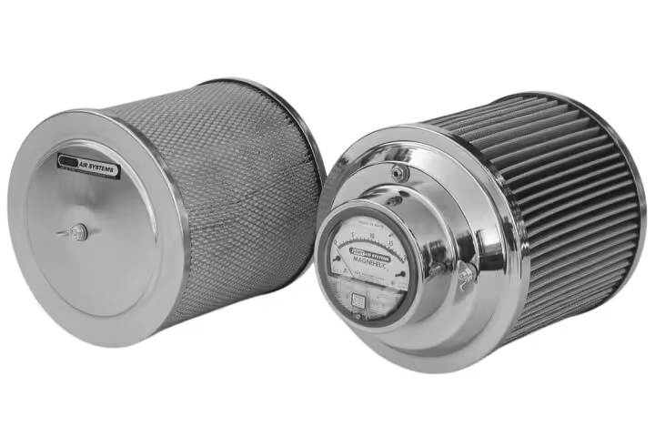 Sonic Air Filter Silencer for industrial air knife systems